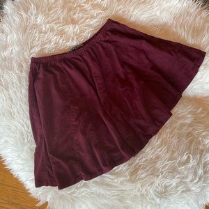 Brandy Melville Burgundy Sanny Skirt